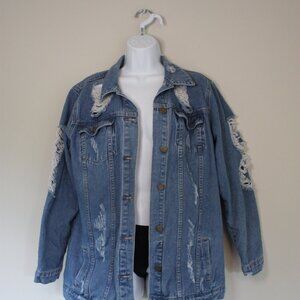 Fashion Nova Blue Jean Jacket